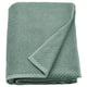 GULVIAL green towel, folded, 100% cotton, soft, thick.