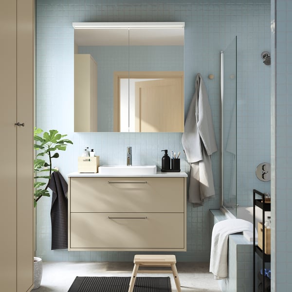HAVBÄCK / ORRSJÖN Vanity with drawers