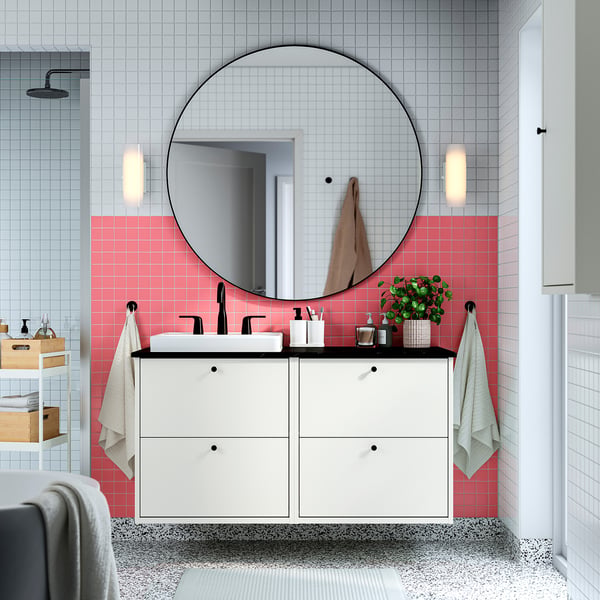 HAVBÄCK / ORRSJÖN Vanity with drawers