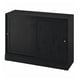 HAVSTA cabinet: dark wood, rectangular, two doors, simple design. Ideal for storage.