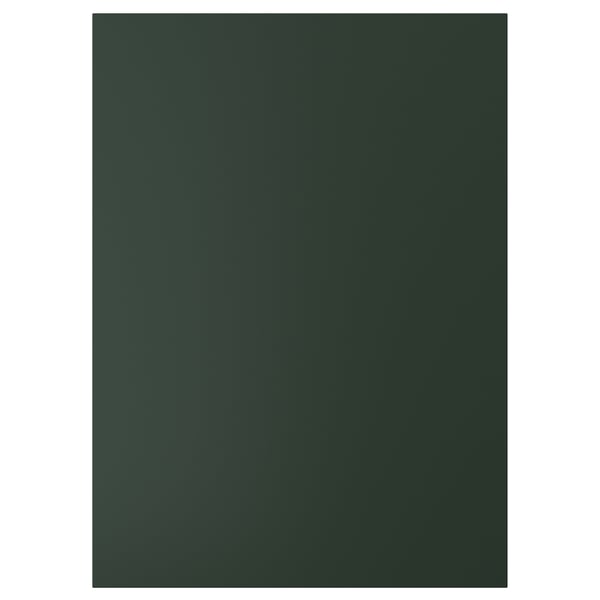 HAVSTORP: deep green kitchen door, smooth, rectangular, acrylic paint, fibreboard.