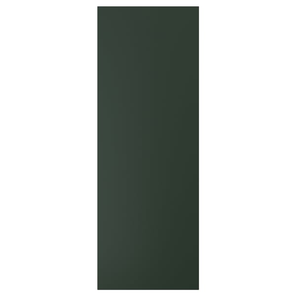 HAVSTORP green rectangular door of smooth acrylic paint fiberboard with a modern, minimalist design.