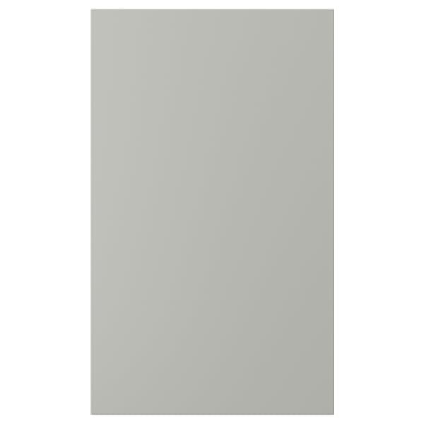 HAVSTORP light grey kitchen cabinet door, rectangular, smooth acrylic finish.