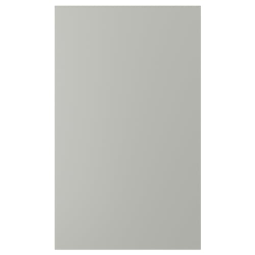 HAVSTORP: light grey kitchen cabinet front, flat rectangle shape, smooth acrylic finish.