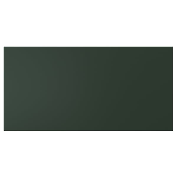 HAVSTORP: deep green, rectangular; modern, smooth surfaces.