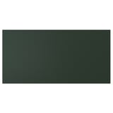 HAVSTORP: deep green, rectangular; modern, smooth surfaces.