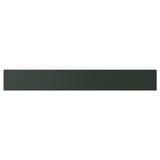 Depicts a horizontal green HAVSTORP panel, rectangular, smooth-surfaced, made of acrylic paint and fibreboard.