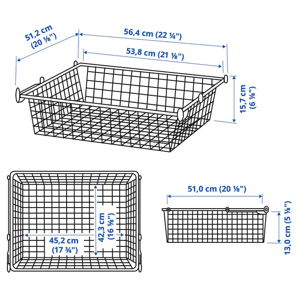 Illustration with measurements for the product: HJÄLPA.