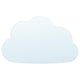 HOLMÖARNA Mirror, cloud-shaped, 11 3/4x7 1/8 "