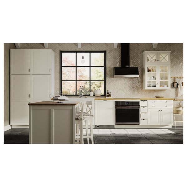 KARLBY Countertop, oak/veneer, 98x1 1/2 "