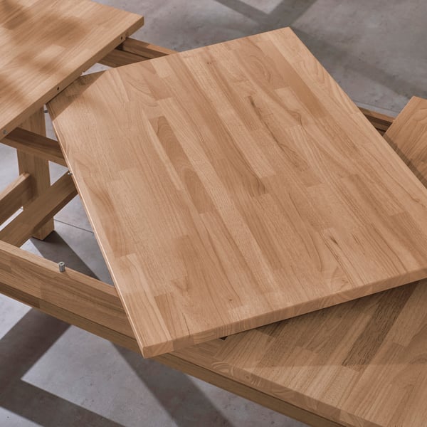 KARSKÄR Extendable table, rubberwood, 63/86 5/8x35 3/8 "