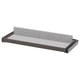 KOMPLEMENT grey pull-out drawer, modern design, felt lining, metallic frame, rectangular shape.
