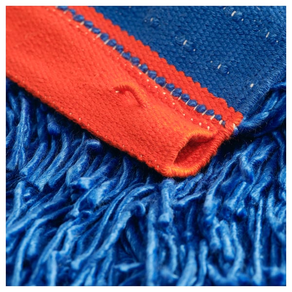 KONSTRUNDA Hanging tapestry, blue, 19 5/8x63 "