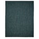 A LANDBANA rug, dark blue, square-shaped, with a flat-woven jute texture.