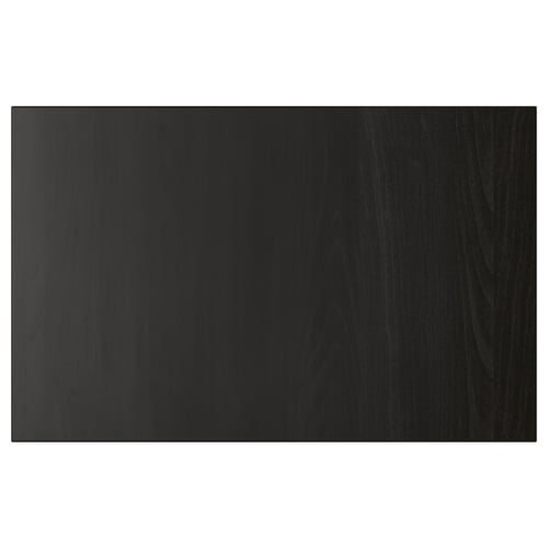 LAPPVIKEN door, black-brown, modern wood design, sleek and simple.