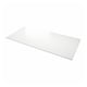 LOCKEBO white recycled glass worktop, sleek rectangular design, smooth edge.