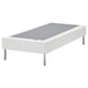 LYNGÖR Slatted mattress base with legs, white, Twin