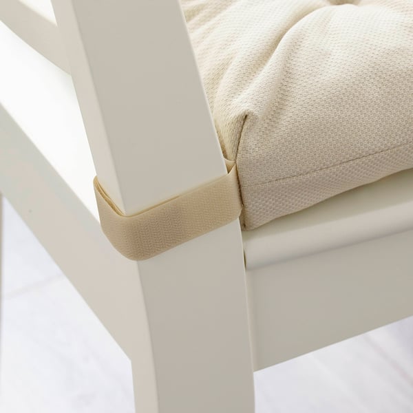 MALINDA Chair pad, light beige, 16/14x15x3 "