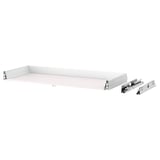 MAXIMERA white drawer on runners, modern design, sleek and minimalist.