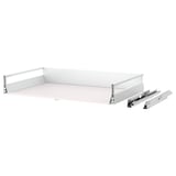 MAXIMERA drawer base, white, steel & particleboard, rectangular, modern design.