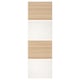 MEHAMN bifold doors: light wood colour, fiberboard & paper foil, modern minimalist design.