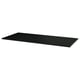 MITTZON: sleek black rectangular shelf, clean design, sturdy wood material.