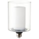 MOLNART led bulb, transparent glass cover, warm light, 15,000h life, 16w equivalent.