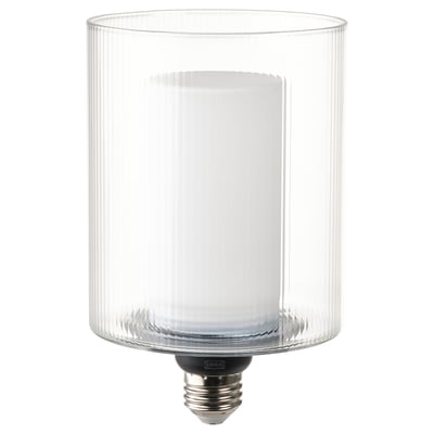 MOLNART led bulb, transparent glass cover, warm light, 15,000h life, 16w equivalent.
