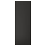 Black rectangular panel, modern design, smooth finish, likely part of NICKEBO series.