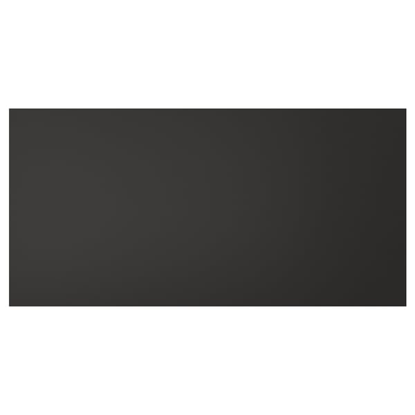 Black rectangular panel, modern design, smooth surface.