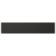 Black rectangular NICKEBO panel with smooth, matte finish. Made from recycled wood and plastic, stylish and modern.