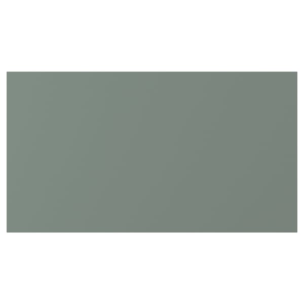 Rectangle greenish-grey NICKEBO panel, smooth, matt surface.