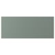 NICKEBO grey-green drawer front, rectangle, smooth, modern design.