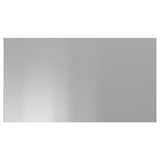 NOGSTA stainless steel front in silver. Modern, rectangular design, ideal for kitchen upgrades.