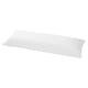 NONNEA white pillowcase, made of 100% cotton, rectangular shape, smooth design.
