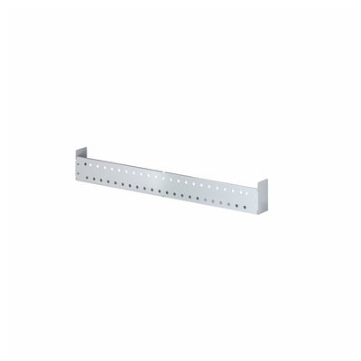 A NYTTIG galvanised metal bracket, silver with holes for mounting, rectangular shape.