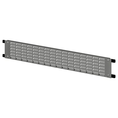 NYTTIG, stainless steel grid panel, rectangular shape, ventilation design, metallic colour.