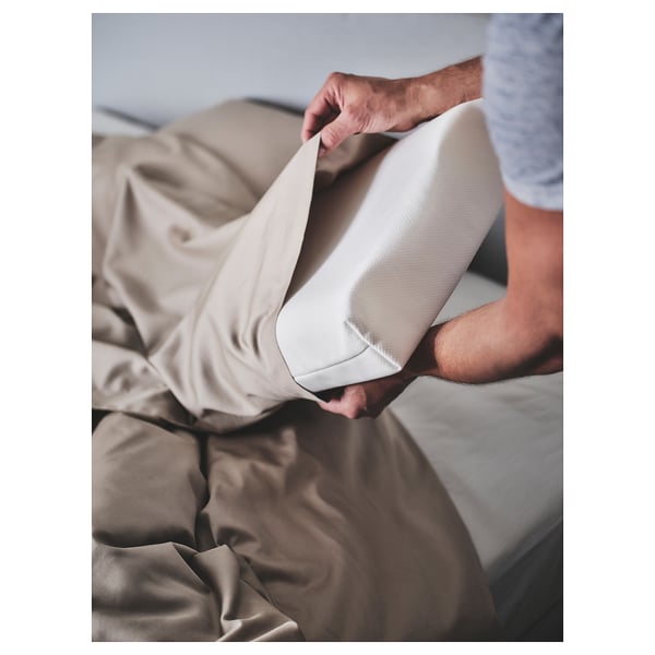 PAPEGOJBUSKE Ergonomic pillow, side/back sleeper, 13x18 "