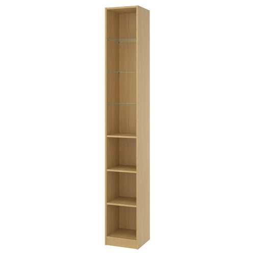 PAX Add-on mid-unit, oak effect, 13 3/4x13 3/4x92 7/8 "
