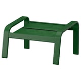 POÄNG Footstool frame, dark green