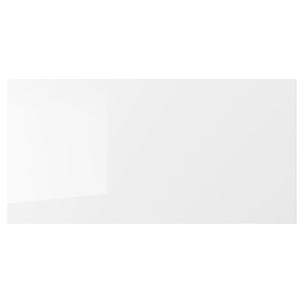RINGHULT kitchen drawer, white glossy finish, sleek modern design.