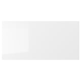 RINGHULT kitchen drawer, white glossy finish, sleek modern design.