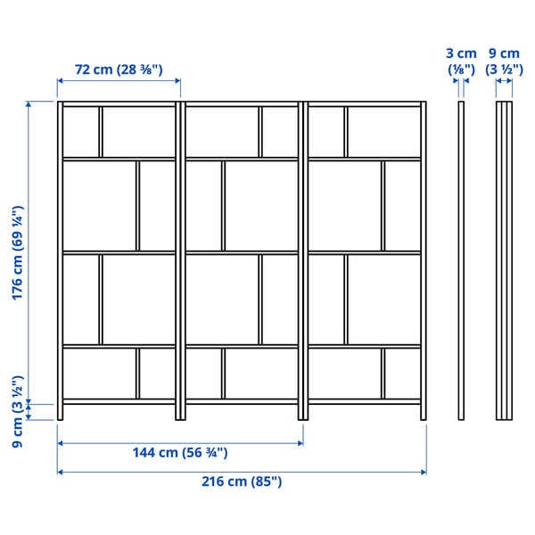 Illustration with measurements for the product: RISÖR.