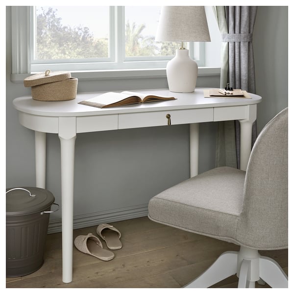 ROSENTORP Desk, white, 47 1/4x23 5/8 "
