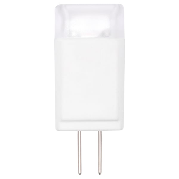 RYET led bulb, white, square, polycarbonate cover.