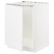 A white SEKTION kitchen cabinet with a sleek design, featuring a sturdy frame and modern aesthetics.