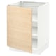 SEKTION kitchen unit with light ash door, white frame, modern and simple design.