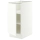 SEKTION Base cabinet with shelves, white/Aspudden matt white, 15x24x30 "