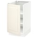SEKTION off-white kitchen cabinet with adjustable shelf, classical design.