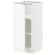 SEKTION white kitchen cabinet, modern design with adjustable shelves, sturdy construction.